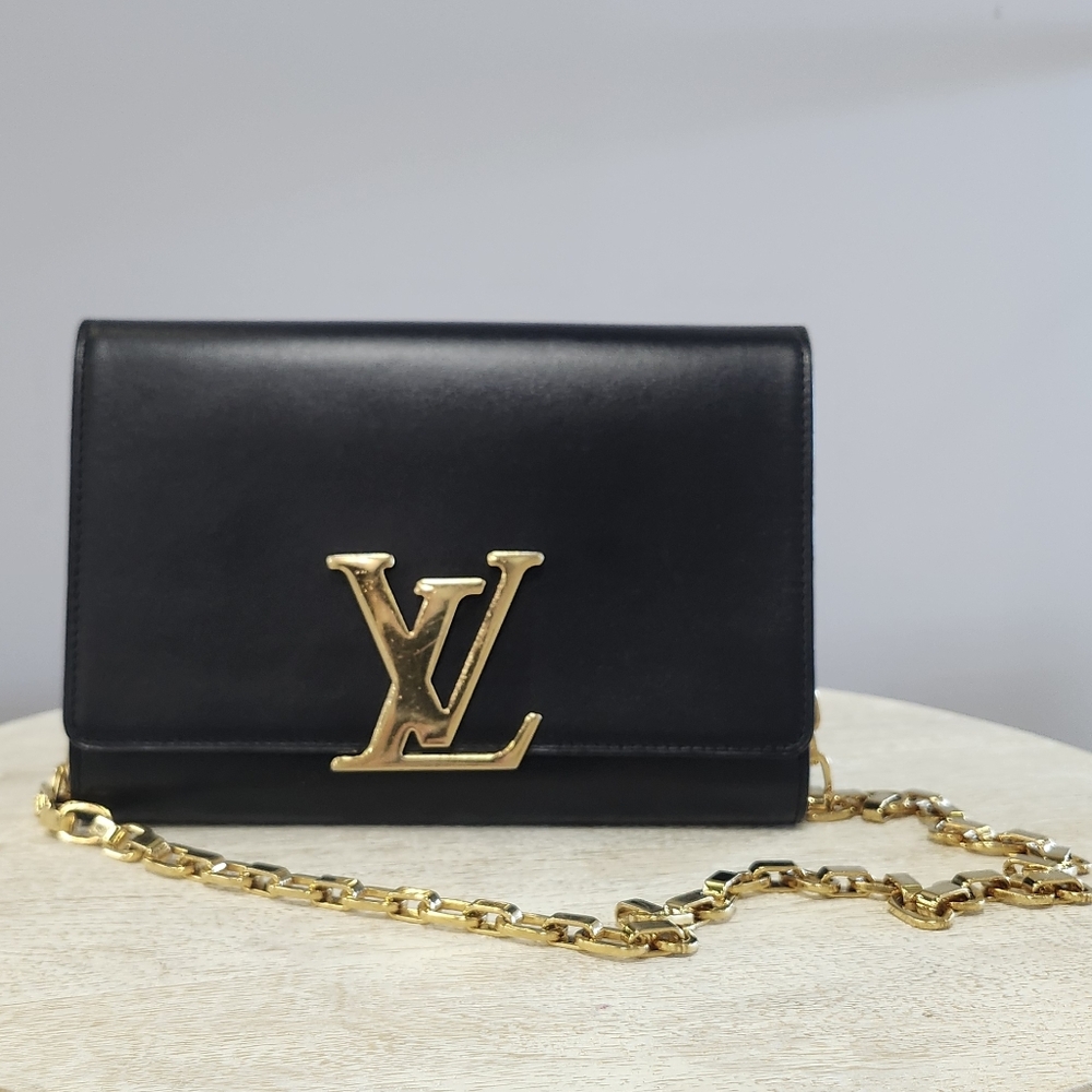 Louis Vuitton Louise Chain Noir Box Pochette GM